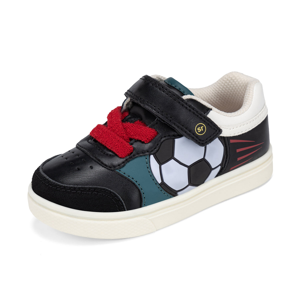 Stride Rite Lighted Goal Sneaker - Big Kid Black Multi