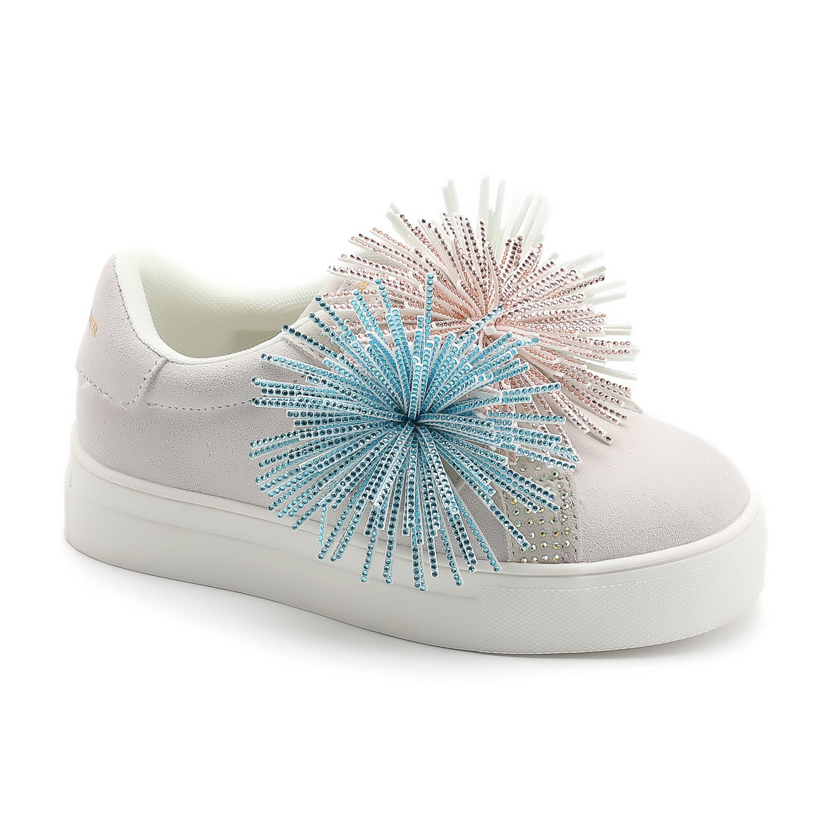Stride Rite Laney Fringe Sneaker  - Big Kid White
