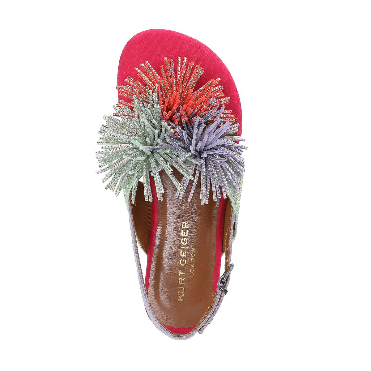 Stride Rite Mini Fringe Sandal - Big Kid Multi