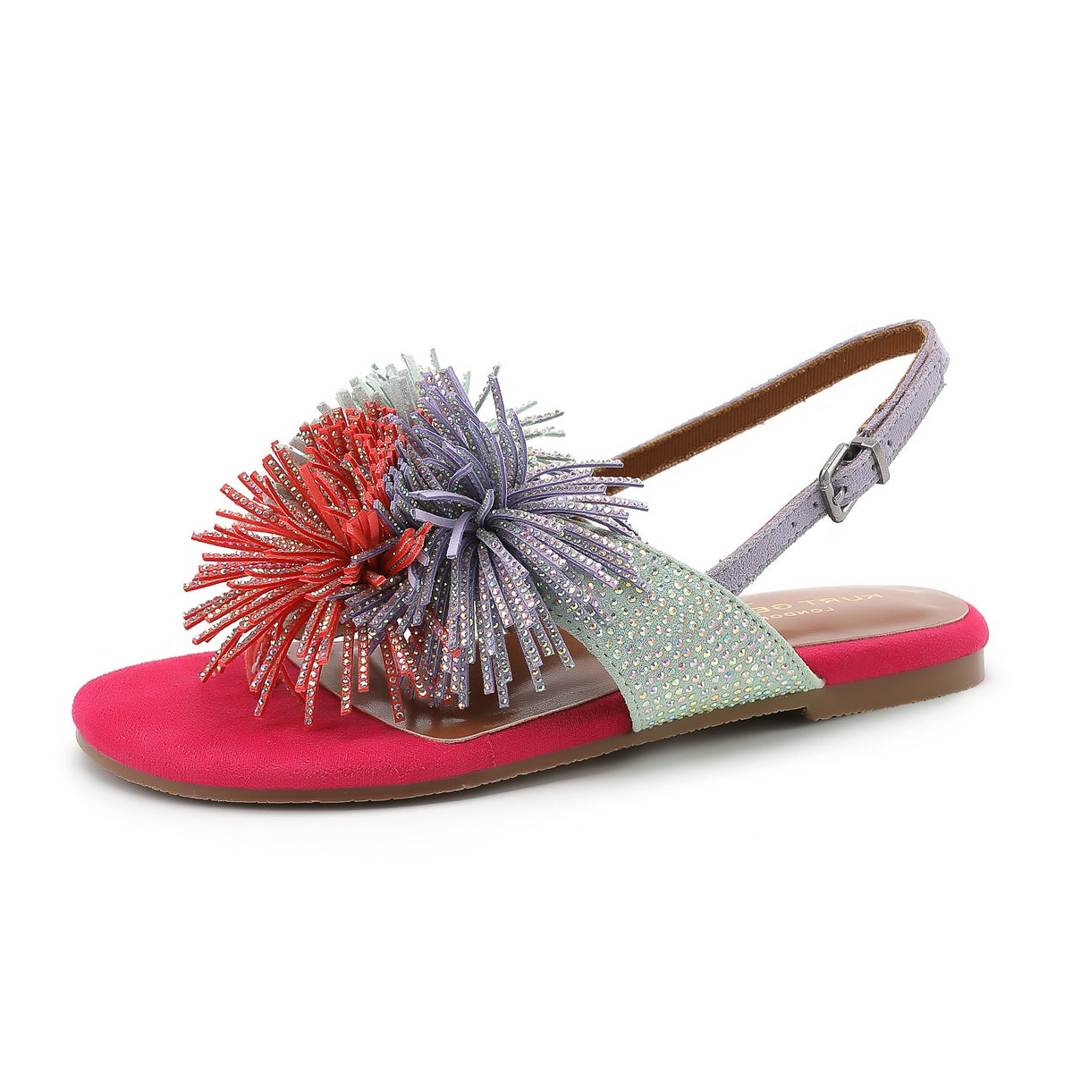 Stride Rite Mini Fringe Sandal - Big Kid Multi