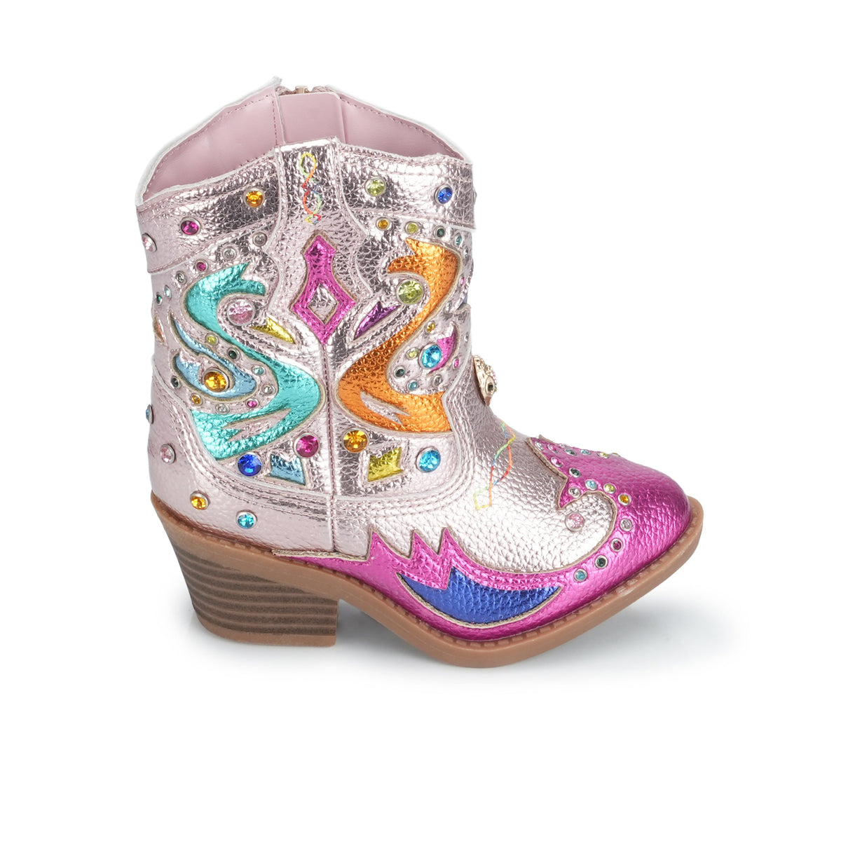 Stride Rite Mini Kensington Cowboy Boot - Little Kids Rainbow