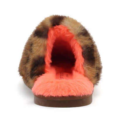 Stride Rite Mini Kensington Slipper - Big Kids Orange Leopard
