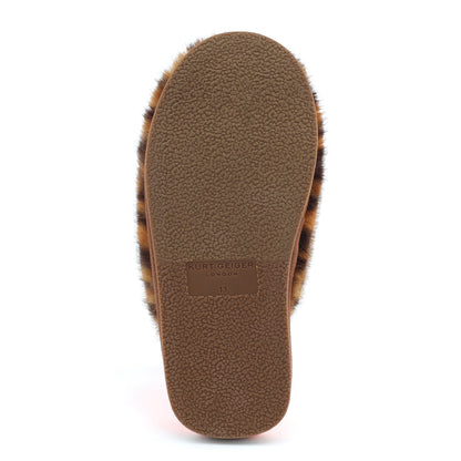 Stride Rite Mini Kensington Slipper - Big Kids Orange Leopard