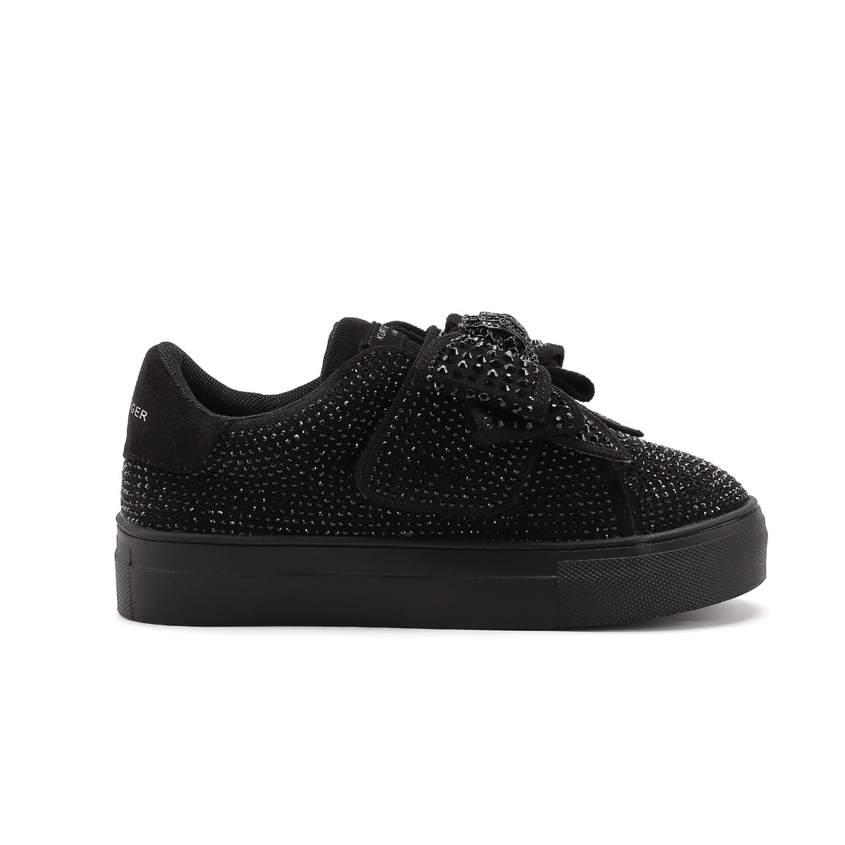 Stride Rite Mini Laney Bow Sneaker - Big Kid Black