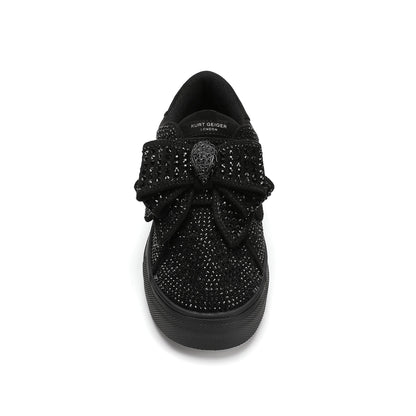 Stride Rite Mini Laney Bow Sneaker - Big Kid Black