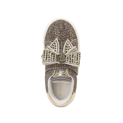 Stride Rite Mini Laney  Bow Sneaker  - Little Kid Beige