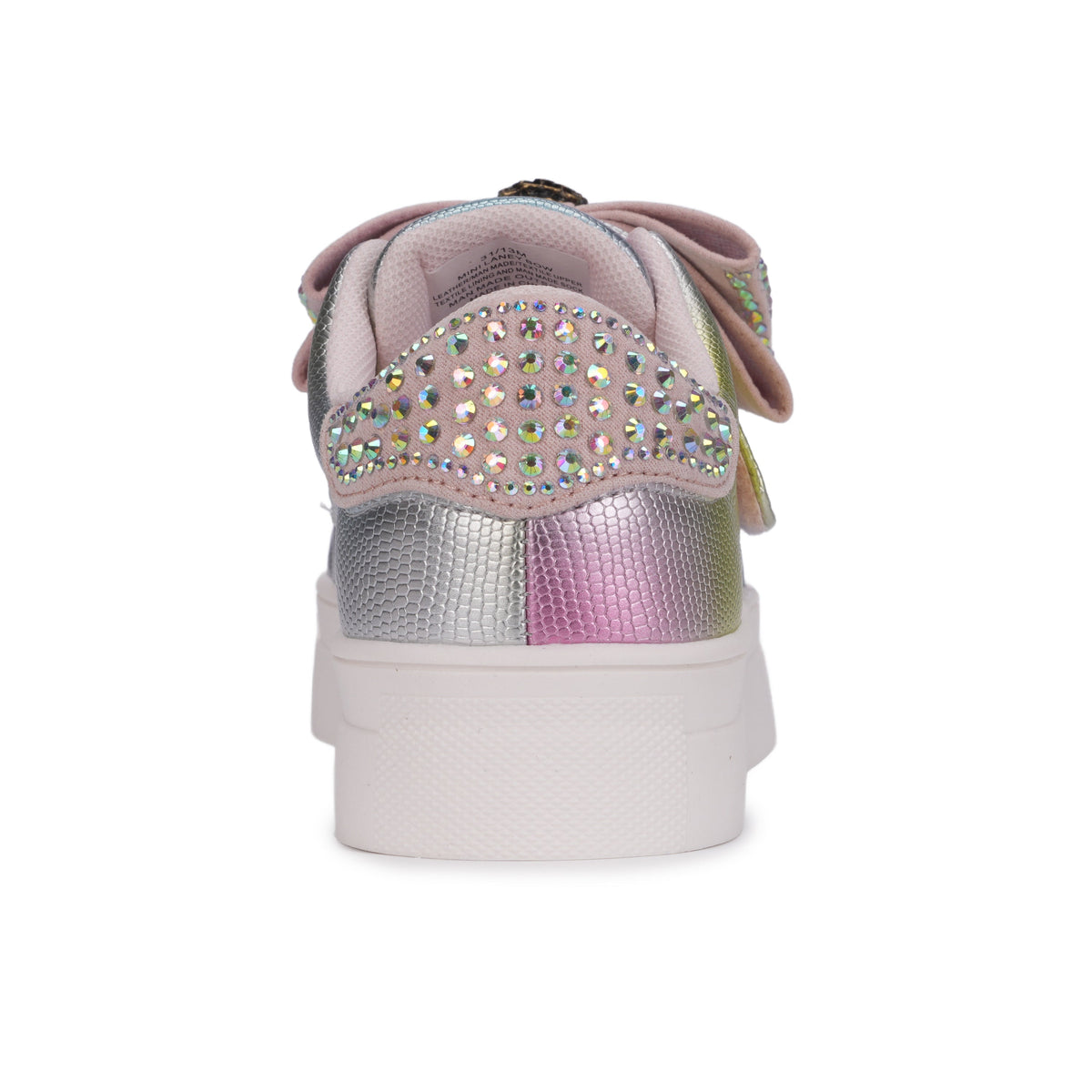 Stride Rite Mini Laney Bow Sneaker - Big Kid Pink Iridescent