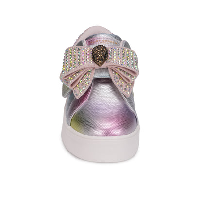 Stride Rite Mini Laney Bow Sneaker - Big Kid Pink Iridescent