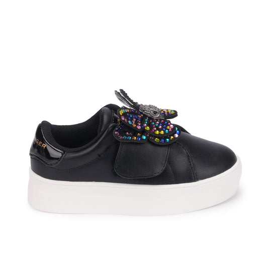 Stride Rite Mini Laney Butterfly Sneaker - Little Kid Black