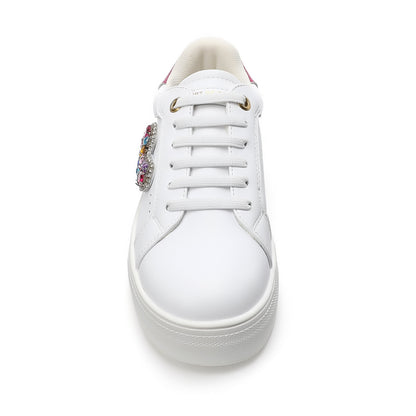 Stride Rite Mini Laney Love Heart Sneaker  - Big Kid White