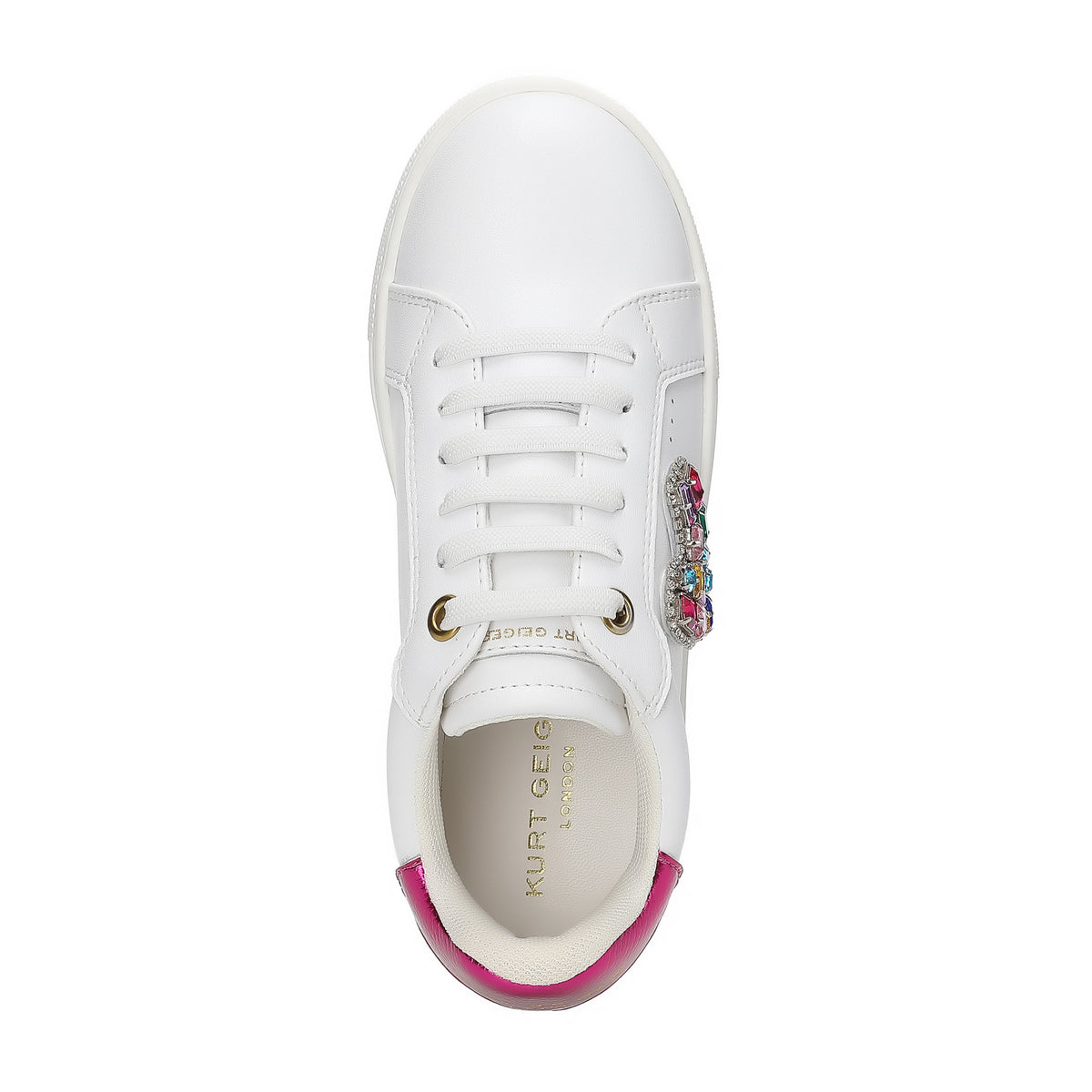 Stride Rite Mini Laney Love Heart Sneaker  - Big Kid White