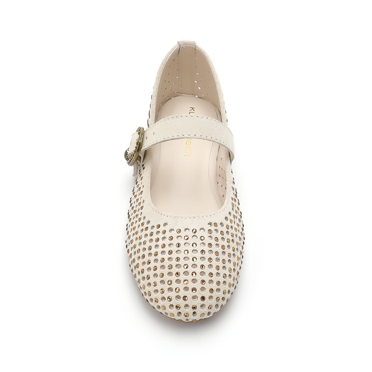 Stride Rite Mini Mayfair Ballet Flat  - Big Kid Bone