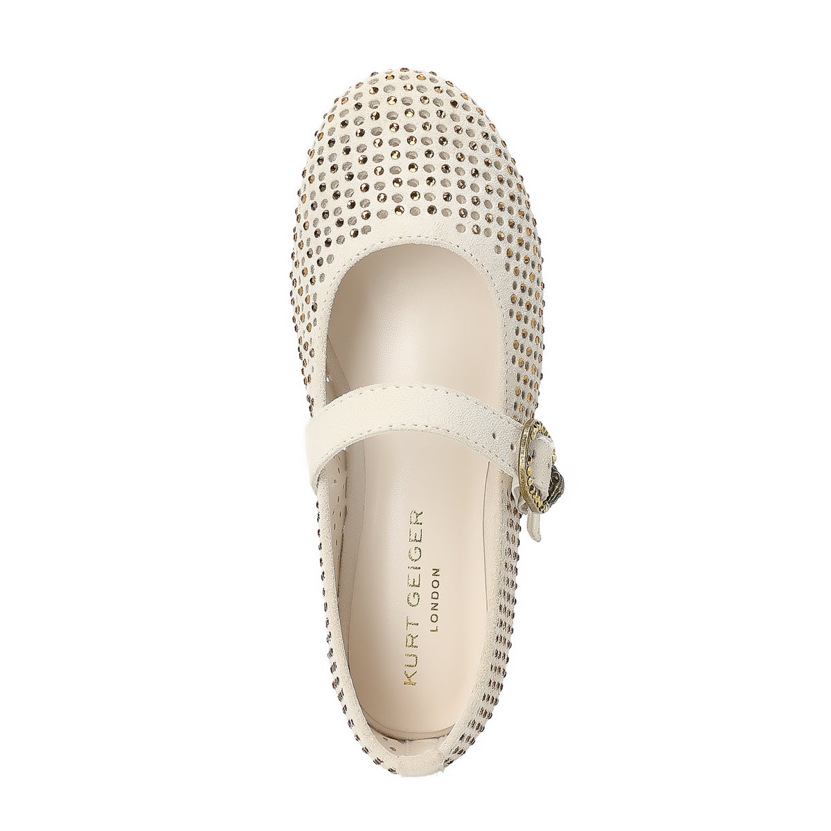 Stride Rite Mini Mayfair Ballet Flat  - Big Kid Bone