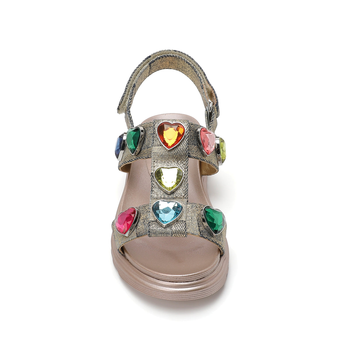 Stride Rite Mini Orson Hearts Sandal  - Big Kid Gold