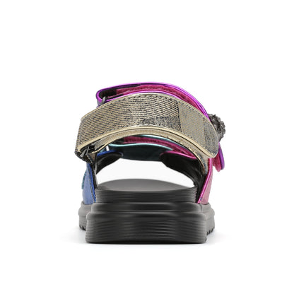 Stride Rite Mini Orson Sandal  - Big Kid Denim/Multi