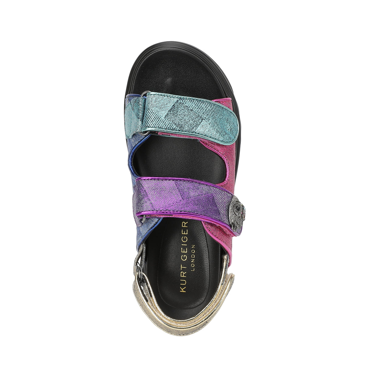 Stride Rite Mini Orson Sandal  - Big Kid Denim/Multi