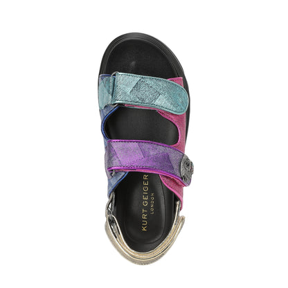 Stride Rite Mini Orson Sandal  - Big Kid Denim/Multi