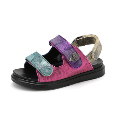 Stride Rite Mini Orson Sandal  - Big Kid Denim/Multi