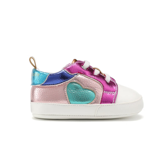 Stride Rite Baby Luckson Heart Sneaker  - Little Kid Multi