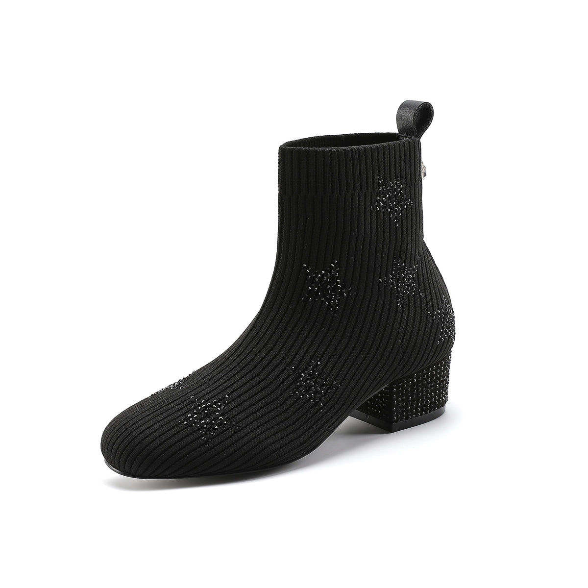 Stride Rite Mini Elmer Star Boot - Big Kid Black