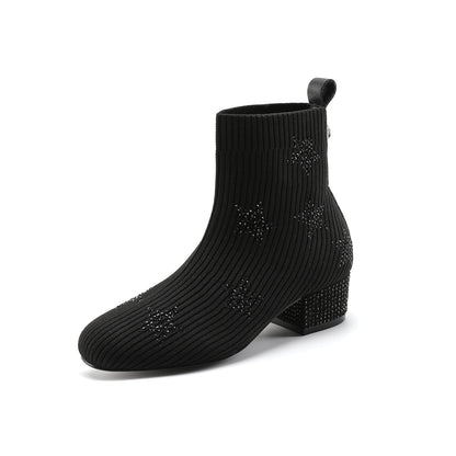 Stride Rite Mini Elmer Star Boot - Big Kid Black