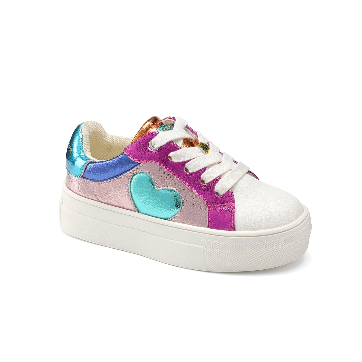 Stride Rite Mini Luckson Heart Sneaker - Little Kid Multi