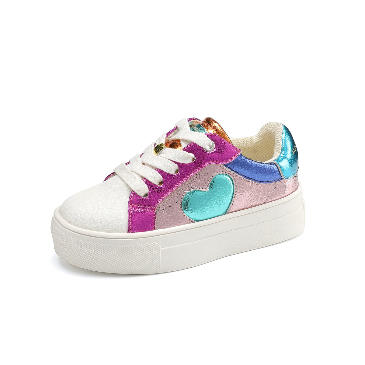Stride Rite Mini Luckson Heart Sneaker - Little Kid Multi