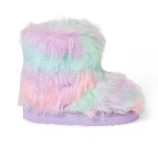 Stride Rite Winter Frost Slipper Boot - Big Kid Pastel Multi