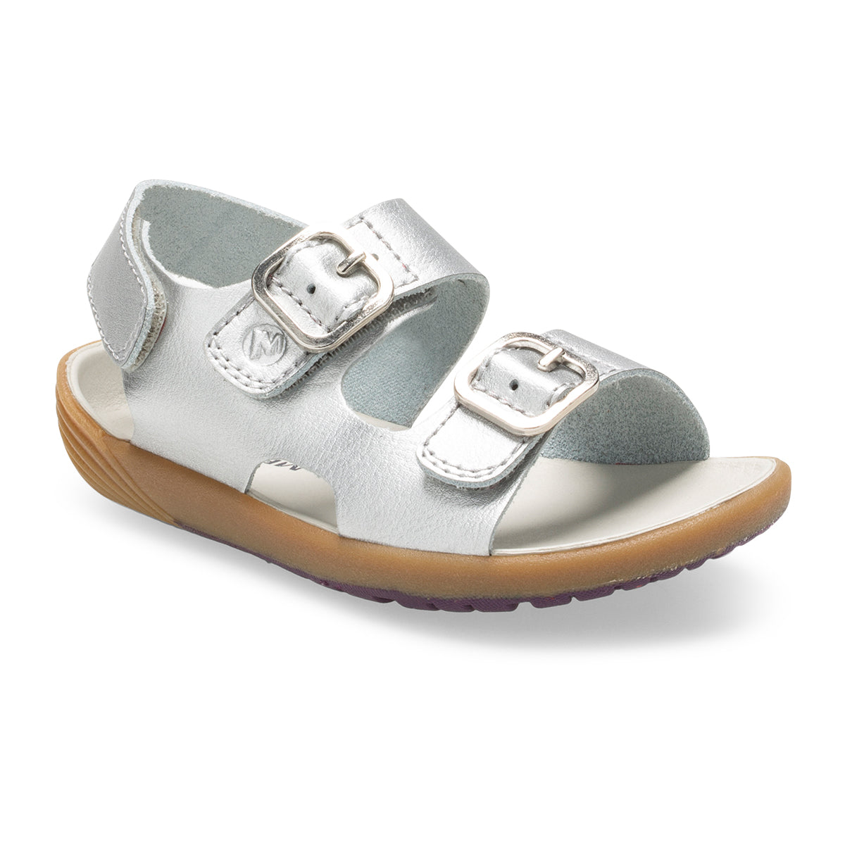 Stride Rite Bare Steps™ Sandal - Little Kid Silver