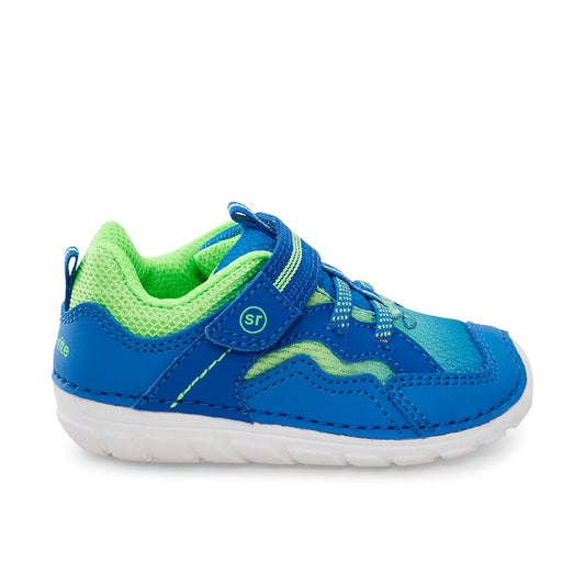 Stride Rite Kylo Sneaker - Little Kid Blue/Lime