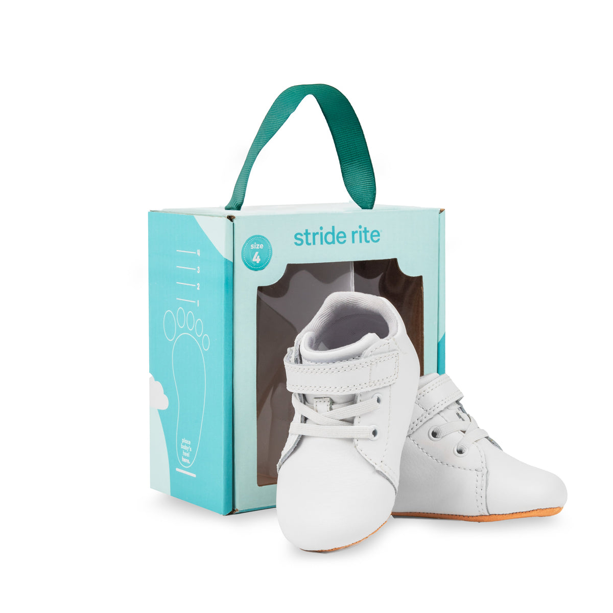 Stride Rite Elliot Baby Bootie - Little Kid White