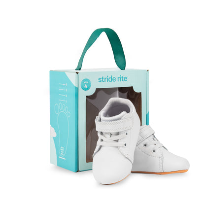 Stride Rite Elliot Baby Bootie - Little Kid White