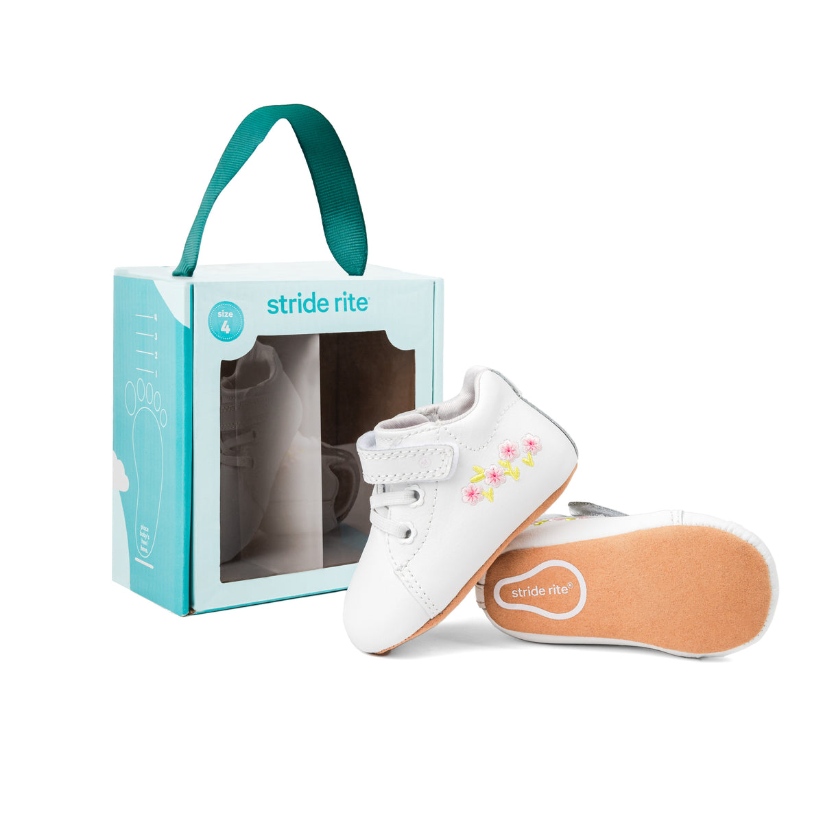 Stride Rite Emilia Baby Bootie - Little Kid White