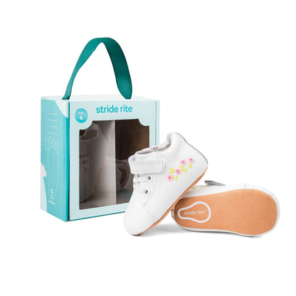 Stride Rite Emilia Baby Bootie - Little Kid White