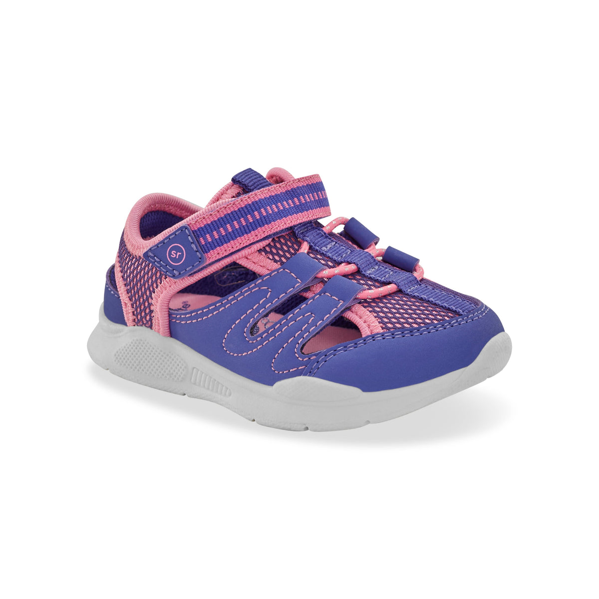 Stride Rite Flynn Sneaker Sandal - Big Kid Pink/Purple