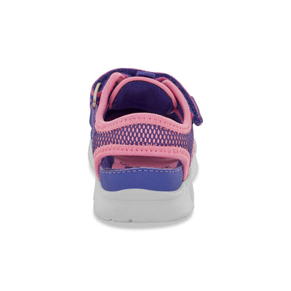 Stride Rite Flynn Sneaker Sandal - Big Kid Pink/Purple