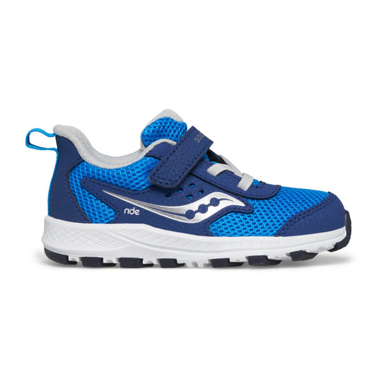 Stride Rite Ride Jr Sneaker - Little Kid Blue/Silver