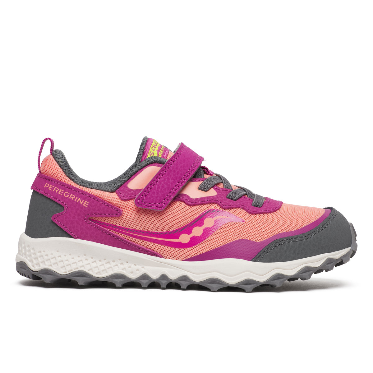 Stride Rite Peregrine KDZ A/C Shield Sneaker - Big Kid Berry/Coral