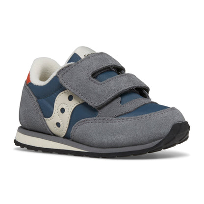 Stride Rite Jazz Hook & Loop Sneaker - Little Kid Grey/Blue/Orange