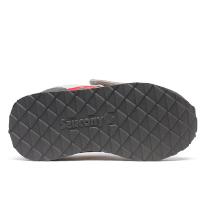 Stride Rite Jazz Hook & Loop Sneaker - Little Kid White/Grey/Red