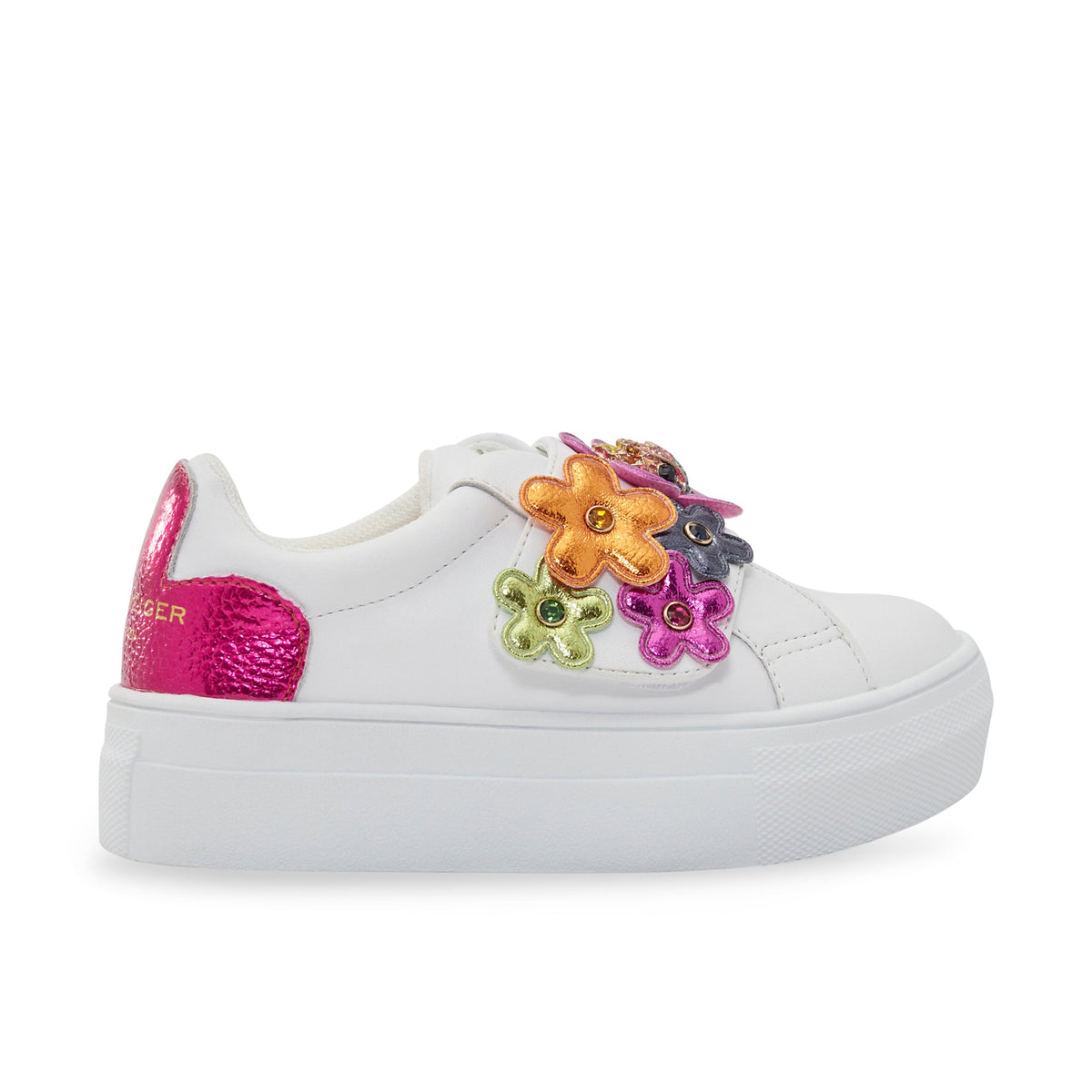 Stride Rite Mini Flower Petal Sneaker - Little Kid White/Multi