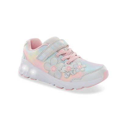 Stride Rite Lighted Glimmer 2.0 Sneaker - Big Kid Rainbow