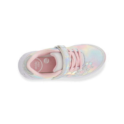 Stride Rite Lighted Glimmer 2.0 Sneaker Adaptable - Big Kid Rainbow
