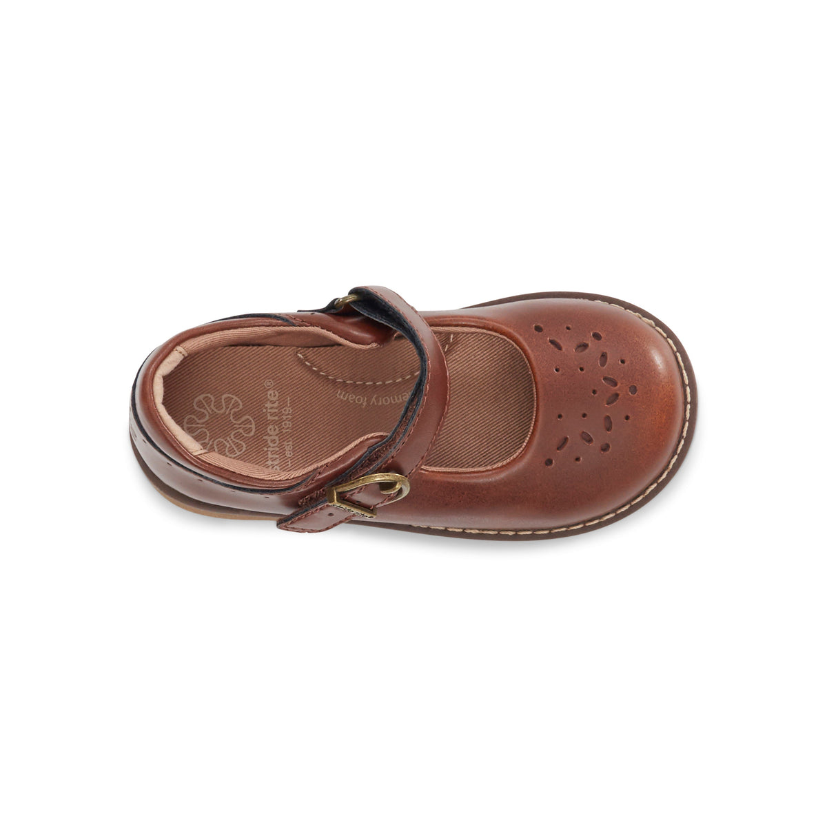 Stride Rite Mara Mary Jane - Big Kid Cedar