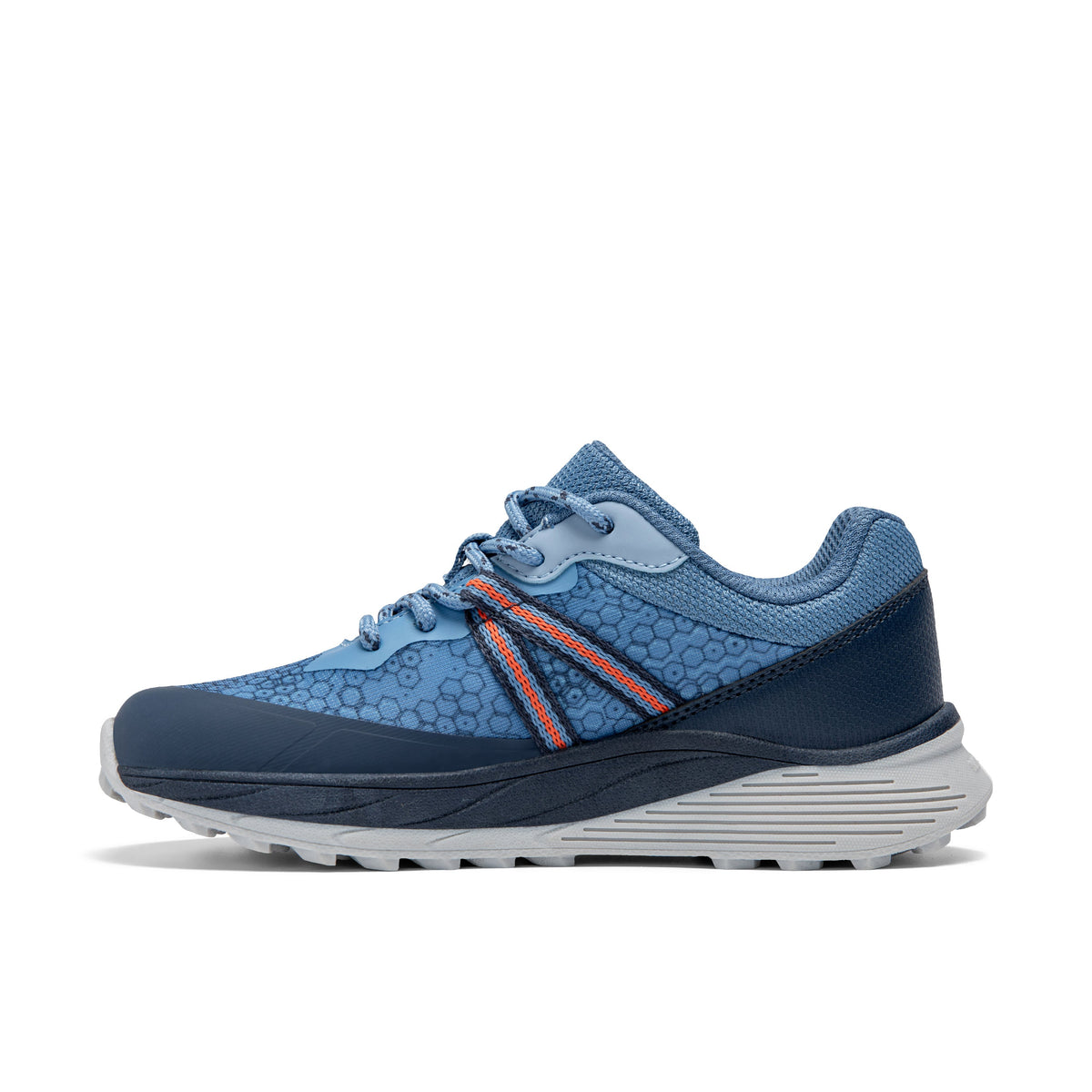 Stride Rite Snova Sneaker - Big Kid Blue/Orange