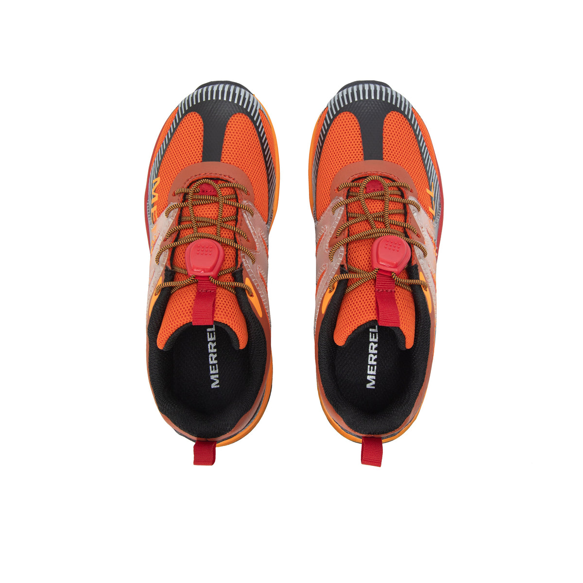 Stride Rite Agility Peak KDZ Sneaker - Big Kid Deep Orange/Black