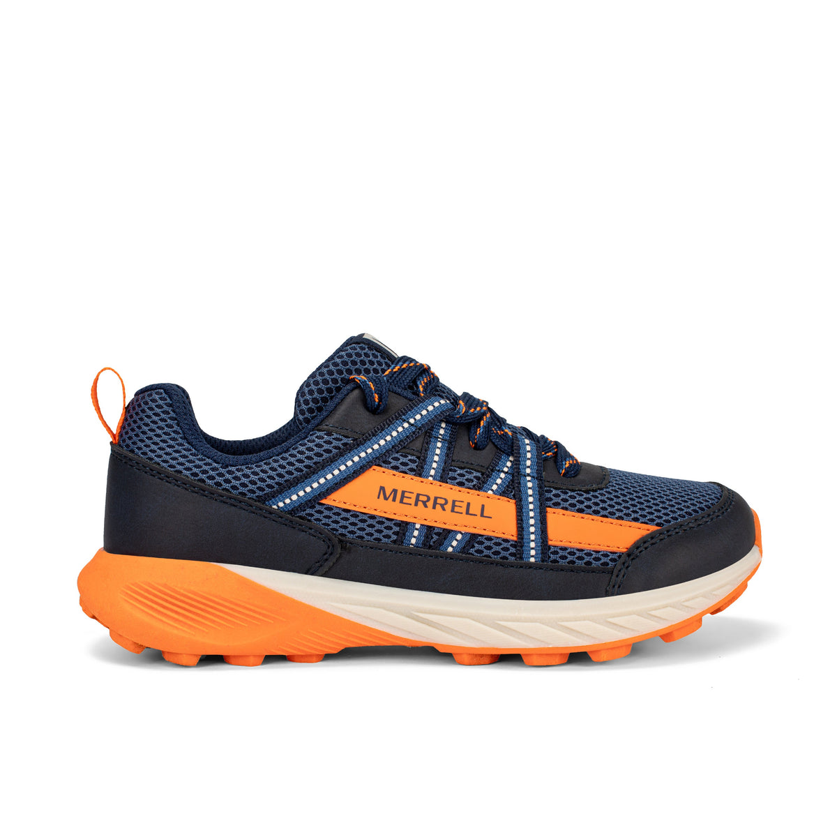 Stride Rite Copter Trek Sneaker - Big Kid Navy/Orange