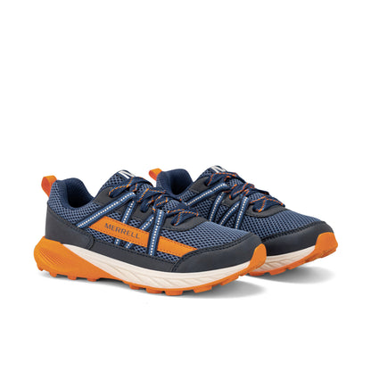Stride Rite Copter Trek Sneaker - Big Kid Navy/Orange
