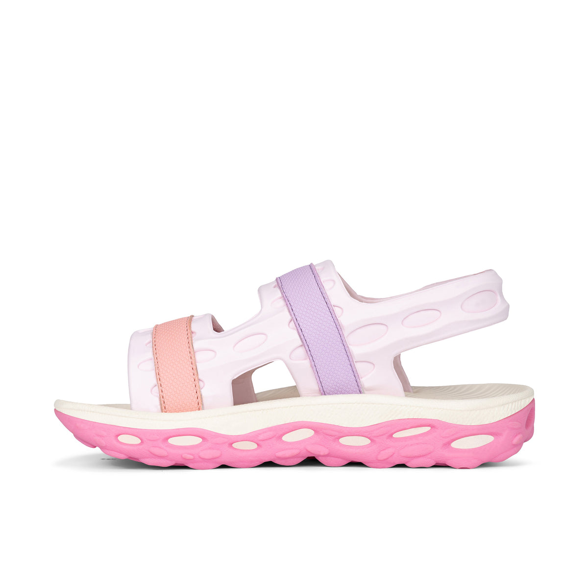 Stride Rite Hut Ultra Sandal - Big Kid Pink/Rainbow