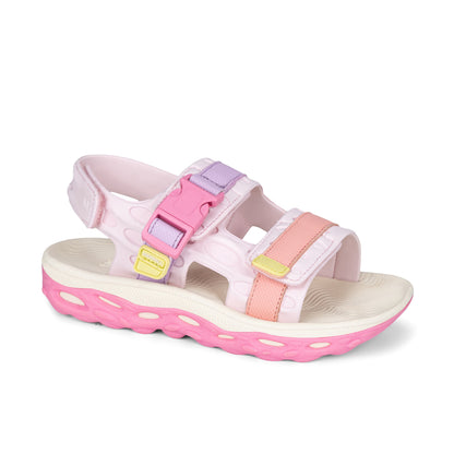 Stride Rite Hut Ultra Sandal - Big Kid Pink/Rainbow